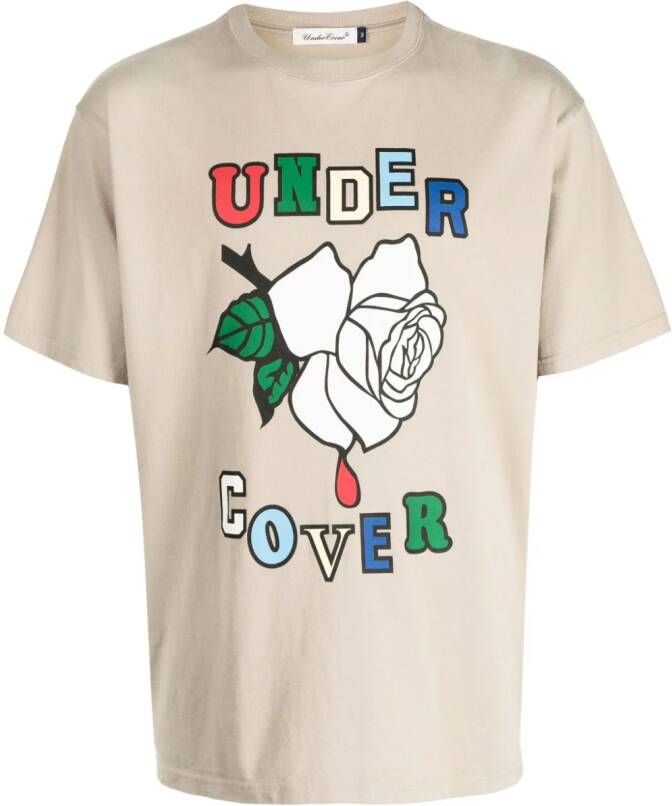 Undercover Katoenen T-shirt Bruin