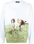 Undercover Sweater met fotoprint Blauw - Thumbnail 1