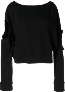 Undercover Sweater met uitgesneden detail Zwart