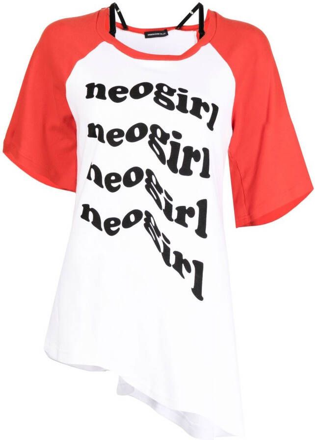 Undercover T-shirt met grafische print Rood