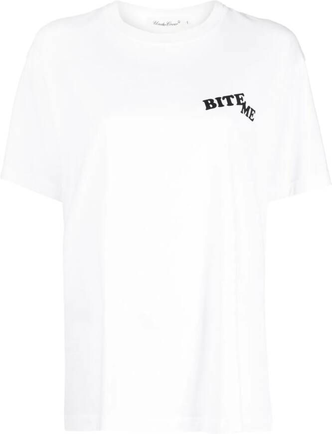 Undercover T-shirt met grafische print Wit