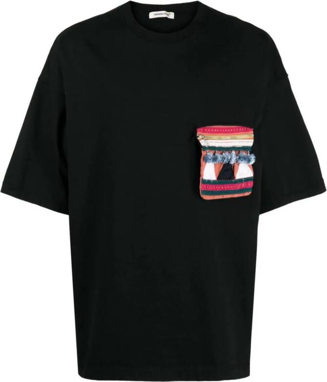 Undercover T-shirt met patroon Zwart