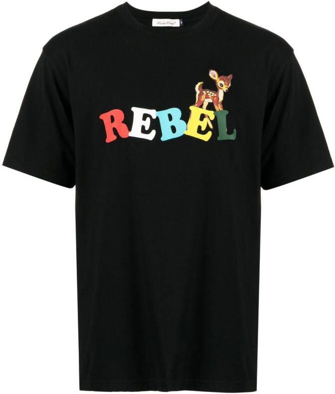 Undercover T-shirt met print Zwart