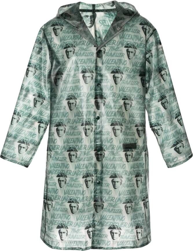 Undercover x Clockwork Orange regenjas met print Groen