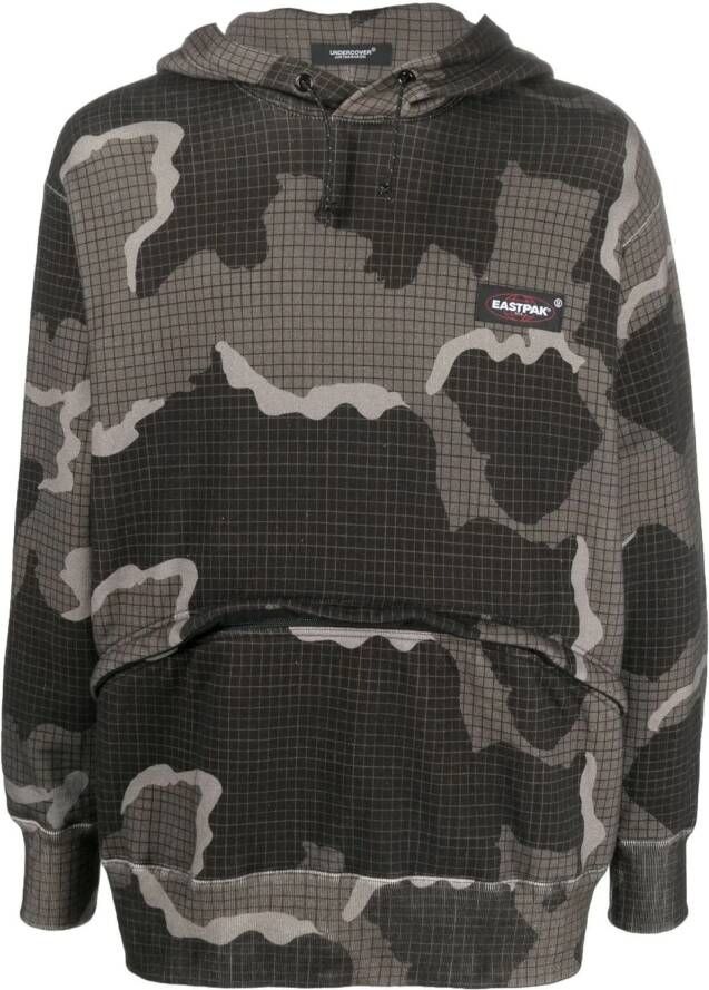 Undercover x Eastpak hoodie met camouflageprint Zwart