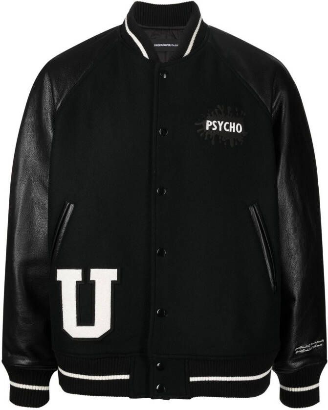 Undercover Bomberjack met patch Zwart