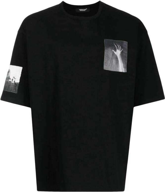 Undercover x Psycho T-shirt met logoprint Zwart