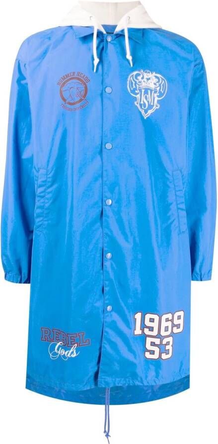 Undercoverism Jas met logoprint Blauw