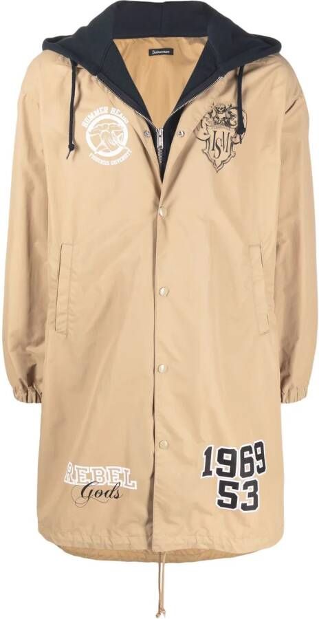 Undercoverism Parka met capuchon Beige