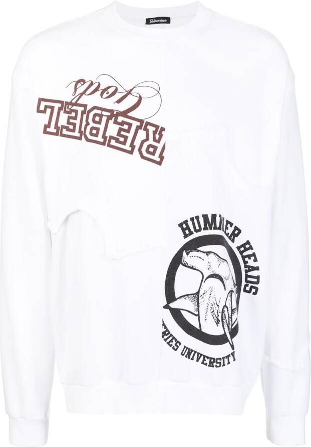 Undercoverism Sweater met logoprint Wit