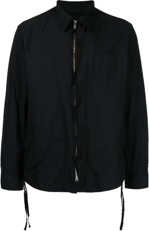 Undercoverism Shirtjack met rits Zwart