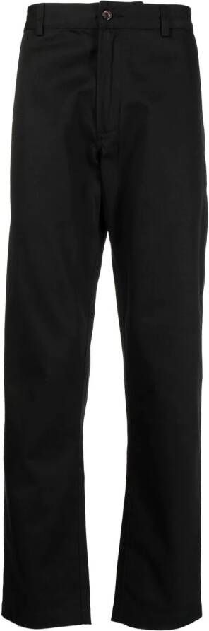 Universal Works Straight broek Zwart