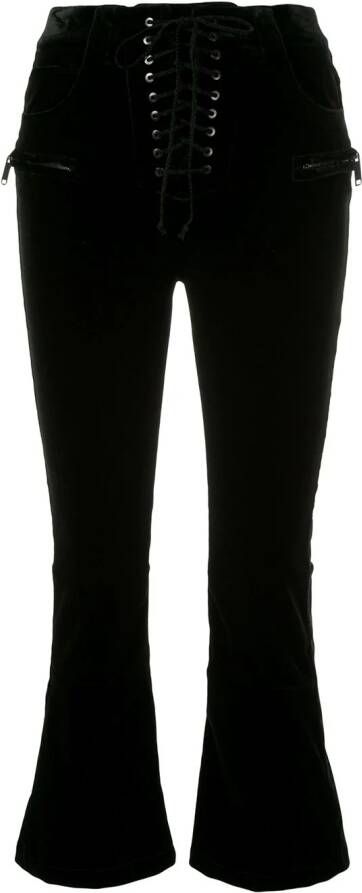 UNRAVEL PROJECT Cropped broek Zwart