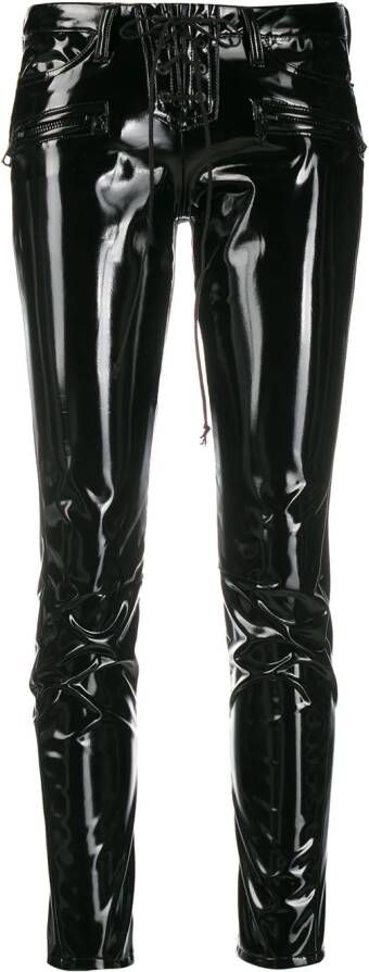 UNRAVEL PROJECT Tweekleurige broek Zwart