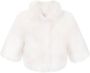 Unreal Fur Cropped jas dames modacrylvezel XL Wit - Thumbnail 1