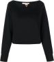 Valentino Garavani Blouse met boothals Zwart - Thumbnail 1