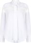 Valentino Garavani Blouse met doorzichtig vlak Wit - Thumbnail 1