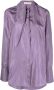 Valentino Garavani Blouse met geknoopte hals Paars - Thumbnail 1