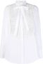 Valentino Garavani Blouse met kanten bies Wit - Thumbnail 1