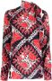 Valentino Garavani Blouse met print Blauw - Thumbnail 1