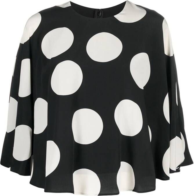 Valentino Garavani Blouse met stippen Zwart