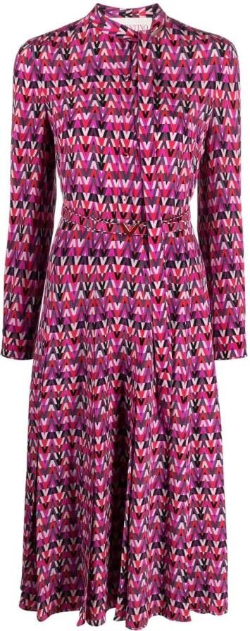 Valentino Garavani Blousejurk met print Roze