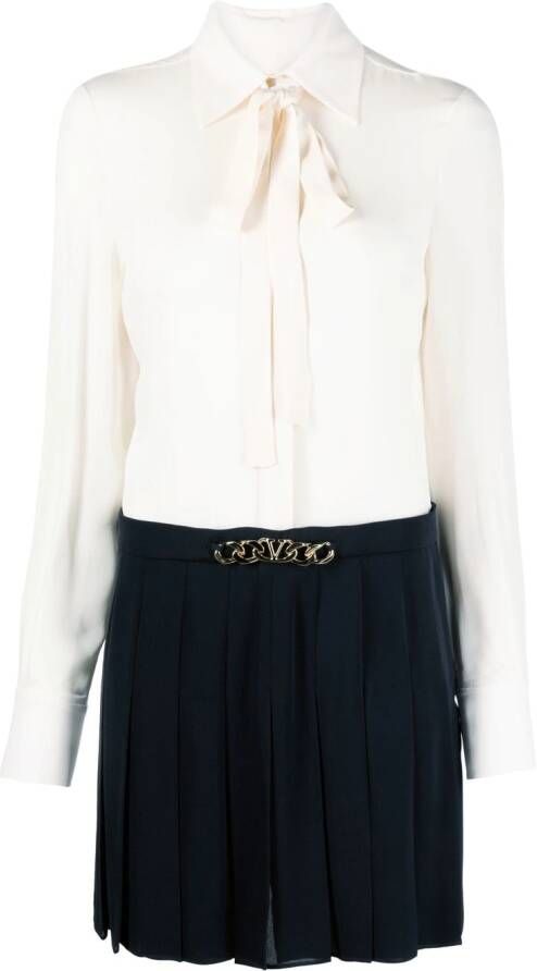 Valentino Garavani Blousejurk met strik Beige