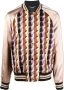 Valentino Garavani Bomberjack met geometrische print Beige - Thumbnail 1