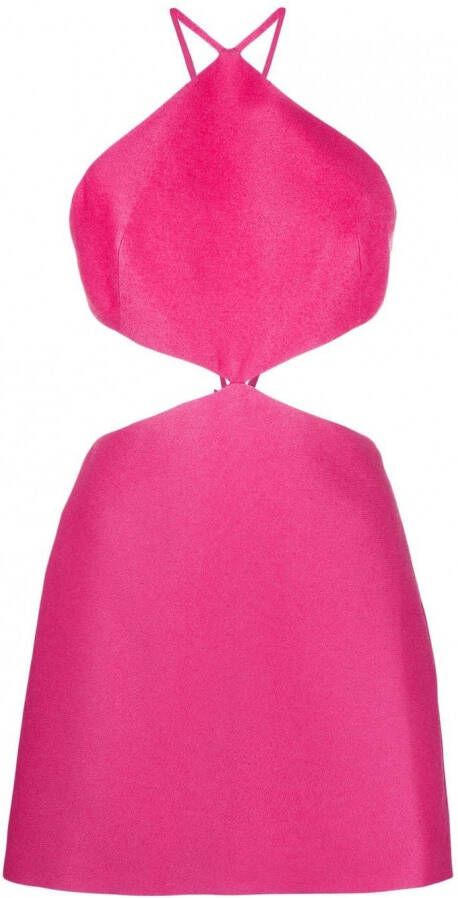 Valentino Garavani Jurk versierd met strik Roze