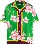 Valentino Garavani Bowlingshirt met logoprint Groen - Thumbnail 1