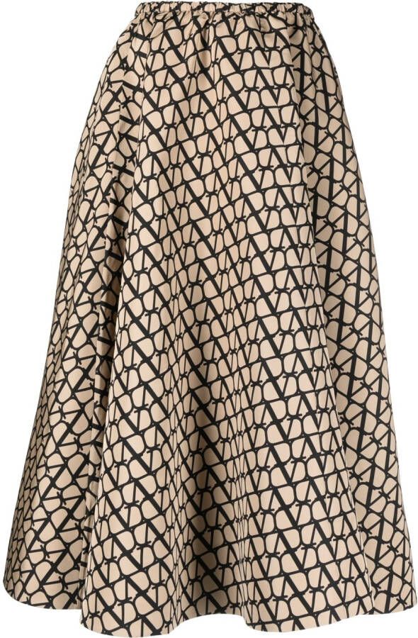 Valentino Garavani High waist rok Beige