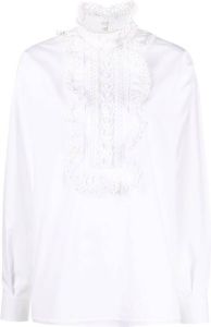 Valentino Broderie anglaise blouse Wit