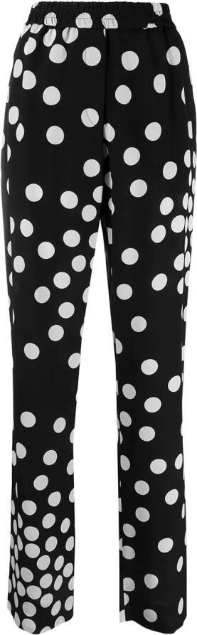 Valentino Garavani Broek met stippen Zwart
