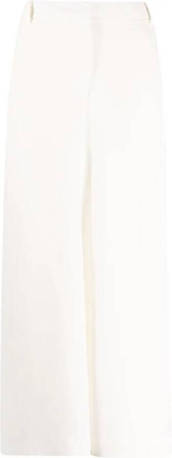 Valentino Garavani Broek met wijde pijpen Wit