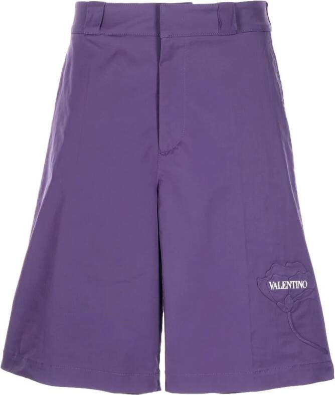 Valentino Garavani Chino shorts Paars