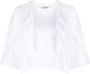 Valentino Garavani Cropped T-shirt Wit - Thumbnail 1