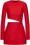 Valentino Garavani Uitgesneden mini-jurk Rood - Thumbnail 1