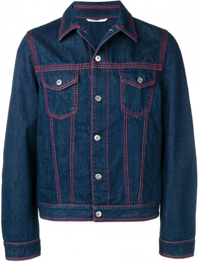 Valentino Garavani Denim jas Blauw