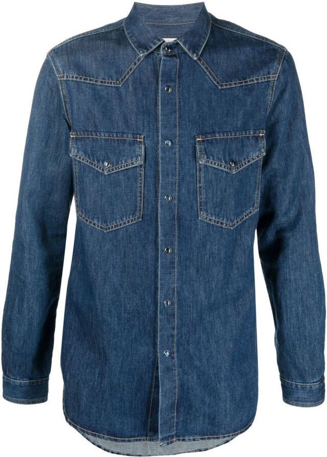 Valentino Garavani Denim overhemd Blauw