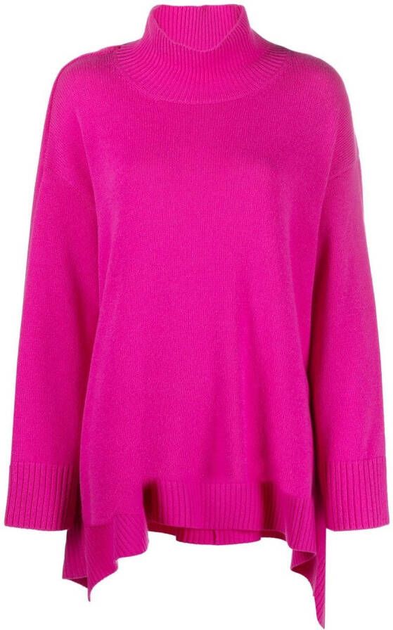 Valentino Garavani Gedrapeerde coltrui Roze