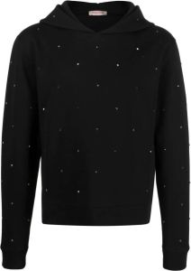 Valentino Verfraaide hoodie Zwart