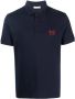 Valentino Garavani Poloshirt met geborduurd logo Blauw - Thumbnail 1