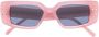 VALENTINO GARAVANI EYEWEAR Zonnebril met rechthoekig montuur Roze - Thumbnail 1