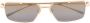 Valentino Eyewear Rockstud zonnebril met piloten montuur Goud - Thumbnail 1