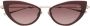 Valentino Eyewear Rockstud zonnebril met cat-eye montuur Goud - Thumbnail 1
