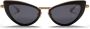 Valentino Eyewear Rockstud zonnebril met cat-eye montuur Roze - Thumbnail 1