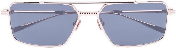 Valentino Eyewear Zonnebril met vierkant montuur Goud