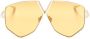 VALENTINO GARAVANI EYEWEAR Zonnebril met oversized montuur Goud - Thumbnail 1
