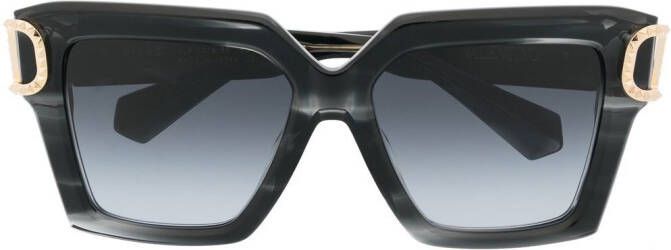 Valentino Eyewear VLogo Signature zonnebril met vierkant montuur Zwart