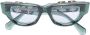 Valentino Eyewear VLogo Signature zonnebril met cat-eye montuur Groen - Thumbnail 1